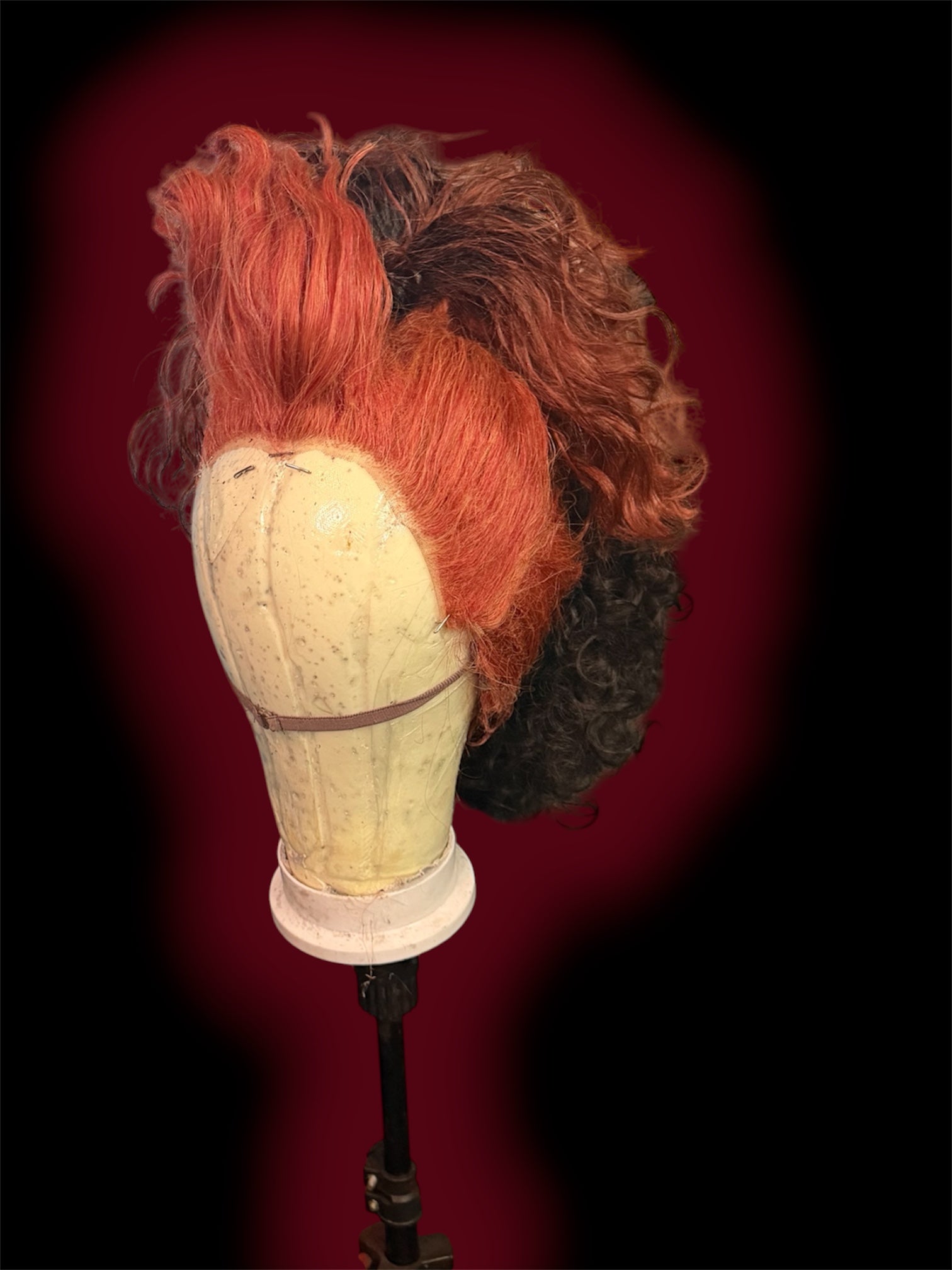 Mohawk Drag Wig- Triple stacked.