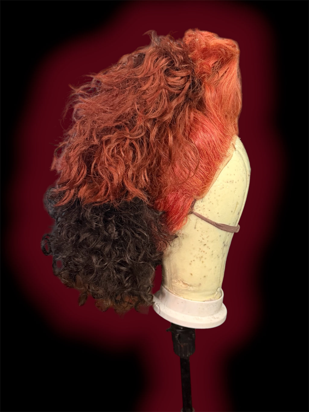 Mohawk Drag Wig- Triple stacked.
