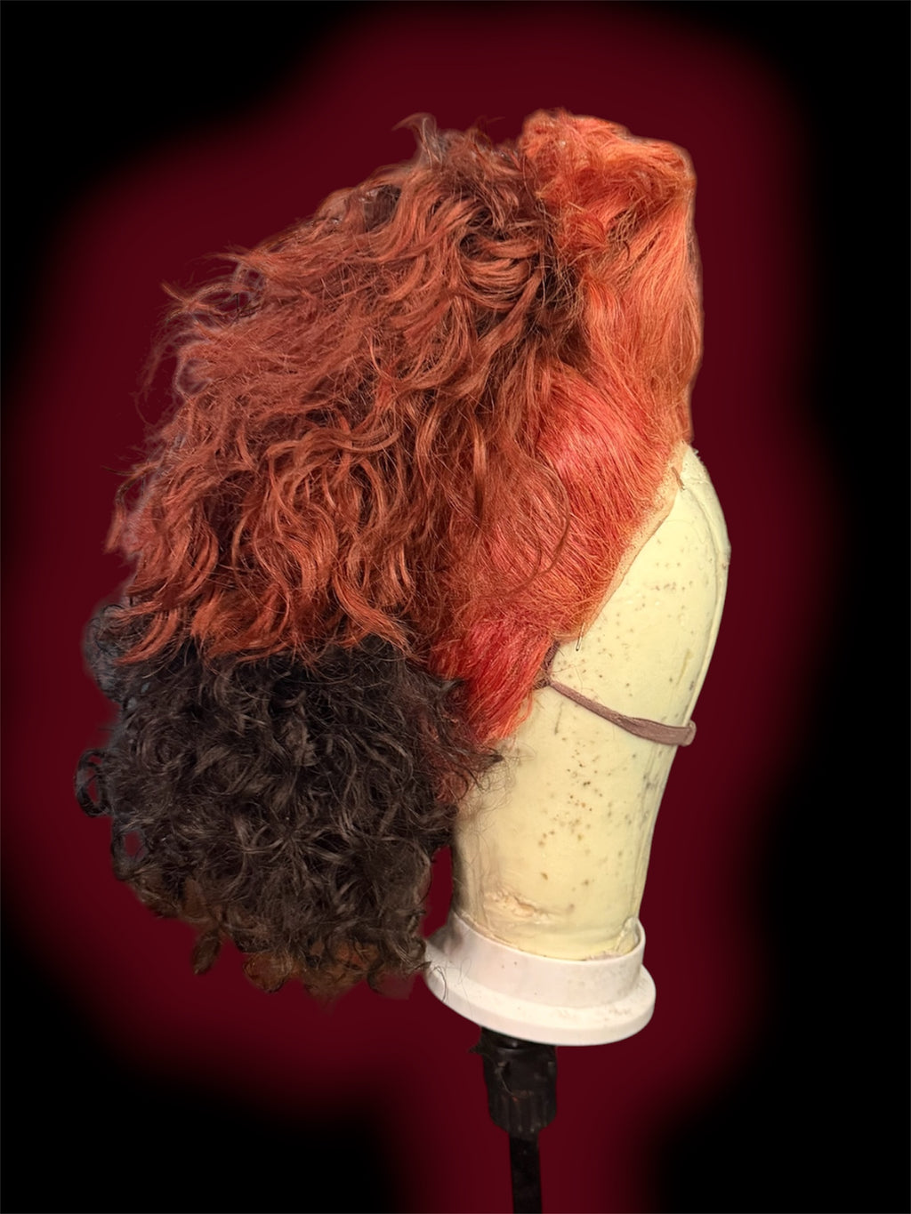 Mohawk Drag Wig- Triple stacked.